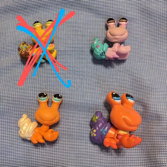 LPS hermit crabs - pick your faves #2091 #188 #2313 - Picture 1 of 5